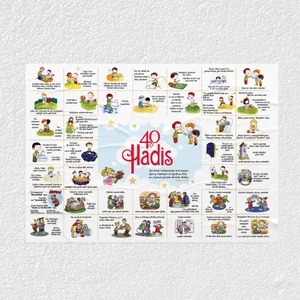 Sınıf Sepeti 40 Hadis Posteri - PO116