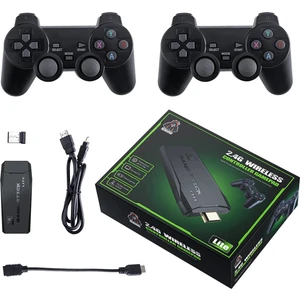 Gaming Atari 2.4g Uyumlu Kablosuz Çift Kol Atari Retro 20000 Oyun Game Stick