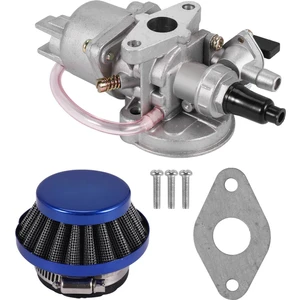 Karbüratör Carb Carby + Mavi Hava Filtresi + Yığını 2 Zamanlı 47CC 49CC Motor Parçaları Mini Moto Çocuklar Atv Quad Kir Çocuk Motosikleti Minimoto (Yurt Dışından)