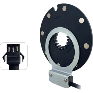 Elektrikli Bisiklet Manyetik Güç Sensörü 36/48 V Pedal Destek Sensörü F-8c Mıknatıslar Çift Salon Sensörleri Pas Sistemi Ebike Parçaları (Yurt Dışından)