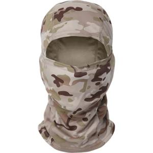 Açık Toz Geçirmez Güneş Yüz Maskesi Taktik Kamuflaj Tam Yüz Maskesi Avcılık Bisiklet Bisiklet Boyun Koruması (Kamuflaj Gri) (Yurt Dışından)