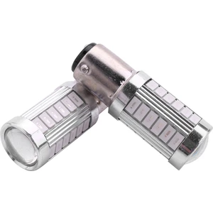 Adet Kırmızı 1157 P21/5 W BAY15D Süper Parlak 33 Smd 5630 5730 LED Otomatik Fren Lambaları Sis Lambası 21/5 W Araba Gündüz Çalışan Işık Stop Ampuller (Yurt Dışından)