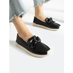 Alemdar Shoes Grant Siyah Toka Detay Kadın Loafer