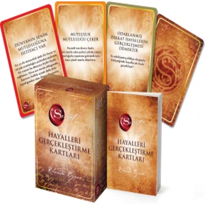 The Secret Hayalleri Gerçekleştirme Kartları 16 Sayfa Ciltsiz - Rhonda Byrne 