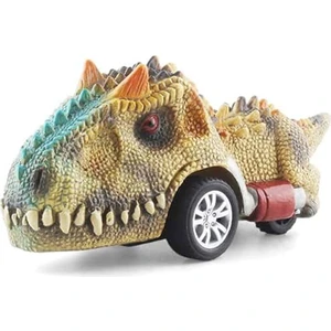 Dinozor Oyuncak Carnotaurus Mini Dinozor Arabası Oyuncak Çek Bırak Dinozor Figürleri