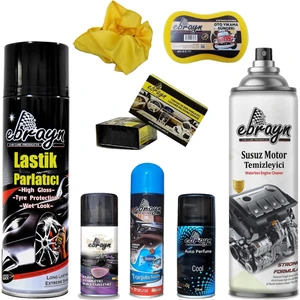 Motor-Lastik-Klima Temizleyici-Koku-9 Parça