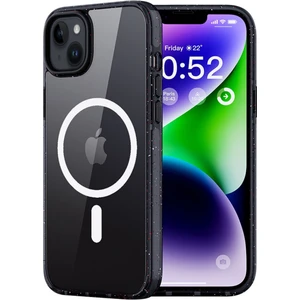 Rock iPhone 14 Pro Max Shield Serisi Magsafe Antishock Kılıf Şeffaf Siyah