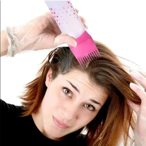 Dişli Saç Boyama Şişesi Sızdırmaz Kapaklı 120 ml Plastik Malzeme ile Kullanım Kolaylığı