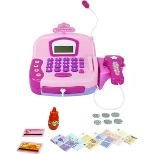 Mikrofonlu Işıklı ve Sesli Yazar Kasa