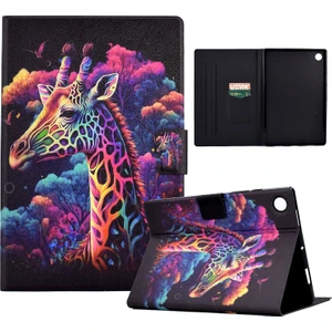 Lenovo Tab M10 Hd 2nd Gen TB-X306X Pembe Için Deri Tablet Kılıf (Yurt Dışından)