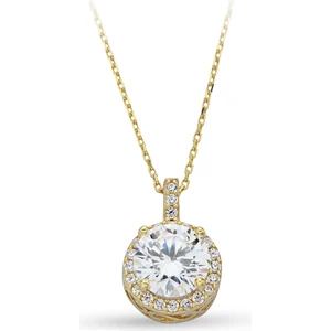 ÇGK KUYUMCULUK Altın Taşlı Kolye CGKKKLY030