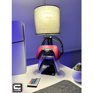 Dualsense Kulaklık Standı ve Masaüstü Ayarlanabilir Rgb Kumandalı Masa Lambası Ps5 Xbox Ps4 Aksesuar