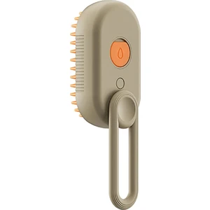 Tnabilir Kedi Buharlı Fırça Köpek Masaj Tarağı Elektrikli Sprey Kedi Saç Fırçaları Geri Çekilebilir Sap Pet Tüy Alma Bakım Fırçası (Yurt Dışından)