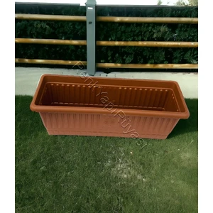 Renk Yapı Rüyası Saksı, Orta Boy Saksı, Balkon, Bahçe,  Teras ve Fransız Balkon Için Toprak Renk  Saksı