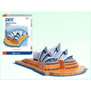 Sidney Opera Evi Maketi Hobi 3D Puzzle 3 Boyutlu Yapboz Sydney House Mimari Avustralya Hatırası