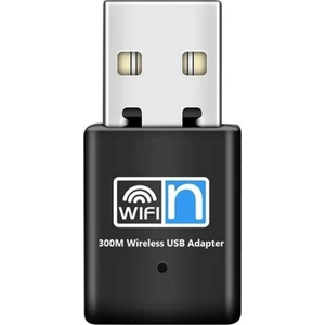 2.4 Ghz 300 Mbps Mini USB Wireless Kablosuz Wifi Ap Adaptörü Dongle AL4223