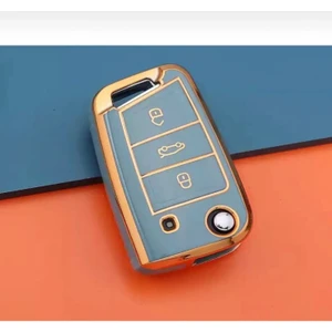 Şenyıldız Aksesuar Seat Leon Fr Mk3 ve Golf 7 Uyumlu Lüks Anahtar Koruma Kılıfı