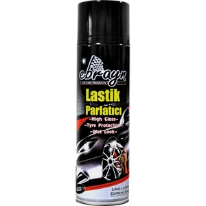 Premium Lastik Parlatıcı Tampon Parlatıcı Koruyucu Aerosol Sprey 500 ml Kaliteli 6 Adet