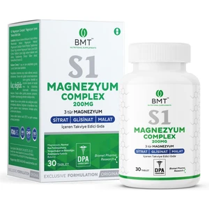 S1™ Magnezyum Complex - Sitrat Malat Glisinat 30 Tablet