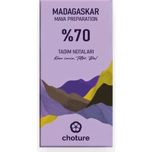 Madagascar Mava Yöresel Nitelikli Çikolata Bar 100 gr