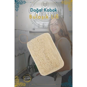 Çift Taraflı Organik % 100 Doğal Kabak Bulaşık Lifi
