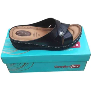 Comfort Flex Önü Açık Ortopedik Lüks Monte Terlik
