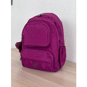 Nemo Group Bordo Orta Boy Sırt Çantası Okul Çantası Laptop ve Seyahat Çantası Su Geçirmez Spor Çantası 40X30X15cm