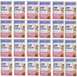Cat Chow Kuzulu Yavru Kedi Konserve Maması 85 gr x 24 Adet