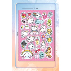 Sevimli Sticker Seti Planner Ajanda Bullet Journal Için Uygun Set