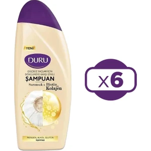 Sarımsak & Biotin & Kolajen Dökülmeye Karşı Etkili Şampuan 6 x 500 ml