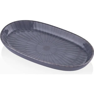 The Mia Noon Oval Servis 2li Gri 17 cm