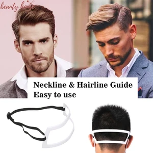 Taşınabilir Dıy Saç Modeli Kesme Kalıbı Boyun Sırt Şekli Trim Cetvel Saç Çizgisi Şekillendirme Yaka Kılavuzu Giyilebilir Şablon Sihirli Salon Kuaför Saç Kesimi (Yurt Dışından)