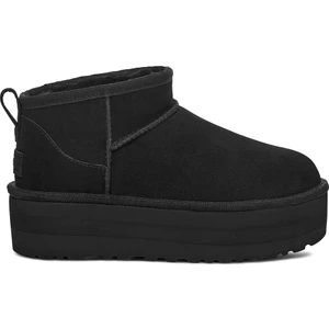 Kadın Bot 1135092 Ugg W Classıc Ultra Mını Platform Black (Sıyah)