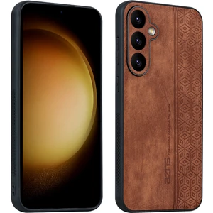 Seashell Digital Samsung Galaxy S23 Fe Baskılı Koruyucu Pu Deri Kaplamalı Tpu Kahverengi Telefon Kılıfı (Yurt Dışından)