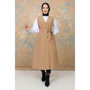 Kadeem Giyim Trençkot & Yelek Cepli Düğmeli -Su Geçirmez