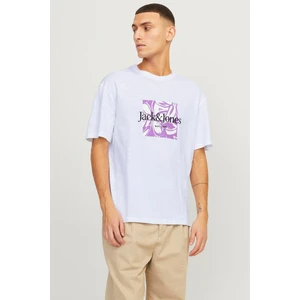 Jack & Jones Jorlafayette Brandıng Tee Beyaz Erkek Kısa Kol T-Shirt
