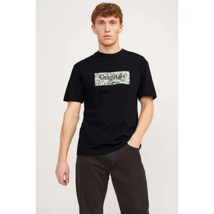 Jack & Jones Jorlafayette Brandıng Tee Siyah Erkek Kısa Kol T-Shirt