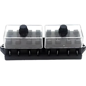 Aksa Kitap Aksa Standart Bıçak Sigorta Yuvası Kutusu Kapaklı 8 Sigortalık