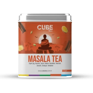Cube Tea Masala Tea 60 gr (Güçlü Koruma) Baharatlı Siyah Çay