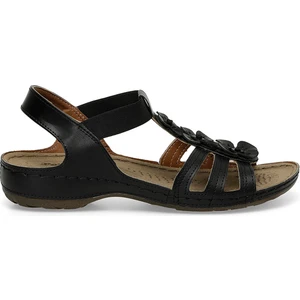 157362.Z4Fx Siyah Kadın Comfort Sandalet