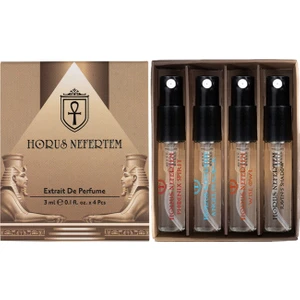Horus Nefertem Angel Peacock, Phoenix's Spirit, Wise Owl, Raven's Shadow - 4'lü 3ml Kuş Serisi Keşif Seti -004