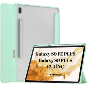 Samsung Galaxy Tab S9 FE Plus/S10 Plus/S9 Plus Kılıf Grafiti Şeffaf Kalem Bölmeli X610-16-810-18 X820