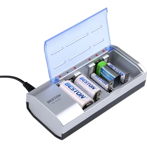 BESTON BST-C821BW (AA-AAA-C-D-9V-SC) UNIVERSAL TÜM BOYLAR PİL ŞARJ CİHAZI