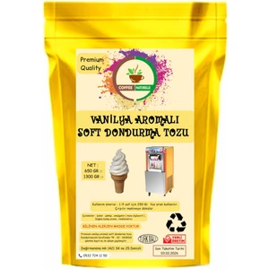 Coffee Naturelle 2 adet Coffee Naturelle Soft Dondurma Tozu Vanilyalı 650 gr