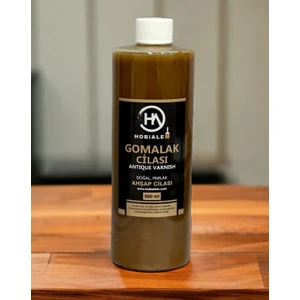 Gomalak Cilası Doğal Ahşap Verniği 500 ml Antik Vernik Shellac