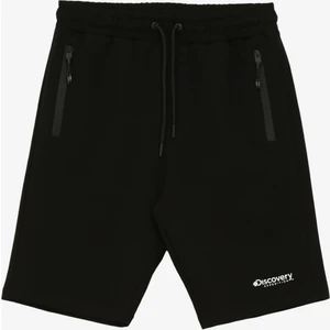 Discovery Expedition Siyah Erkek Sweat Şort D4SM-SHT3286