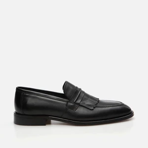 Hakiki Deri Siyah Erkek Loafer
