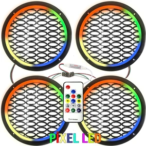 Pixel Ledli 20CM Hoparlör Kapak 4ADET Poke PK-5651