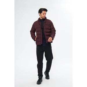 One Magoa Erkek Bordo Rahat Şişme Mont Kaban Parka