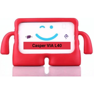 Casper Via L40-G 10.4 Inç Uyumlu Fuchsia Ibuy Standlı Eğlenceli Çocuk Ruhlu Tablet Kılıfı